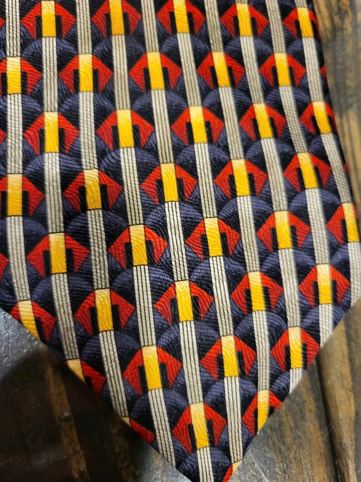 ROBERT TALBOTT Studio Black Red Gold Multicolor G… - image 1