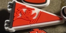 Tampa Bay Buccaneers silicone shoe charm, 5 for 5, read description button back