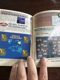 Final Fantasy 1 Nintendo NES 1990 Authentic Explorer&rsquo;s Handbook Manual Only