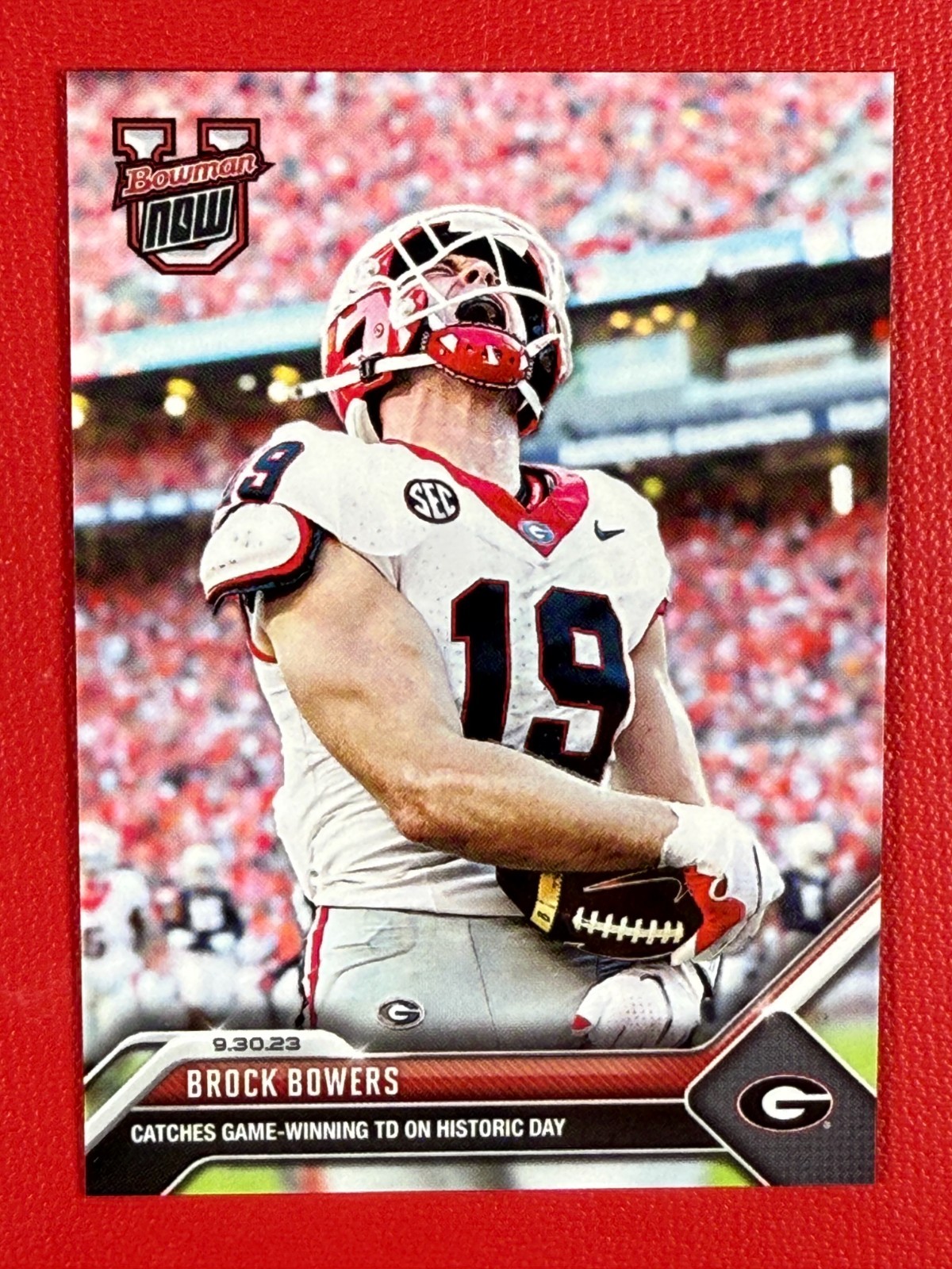 2023 Bowman U Now - Brock Bowers #11