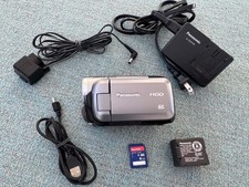 READ Panasonic SDR-H40P 40GB Hard Drive Camcorder charger, 4GB card TESTED