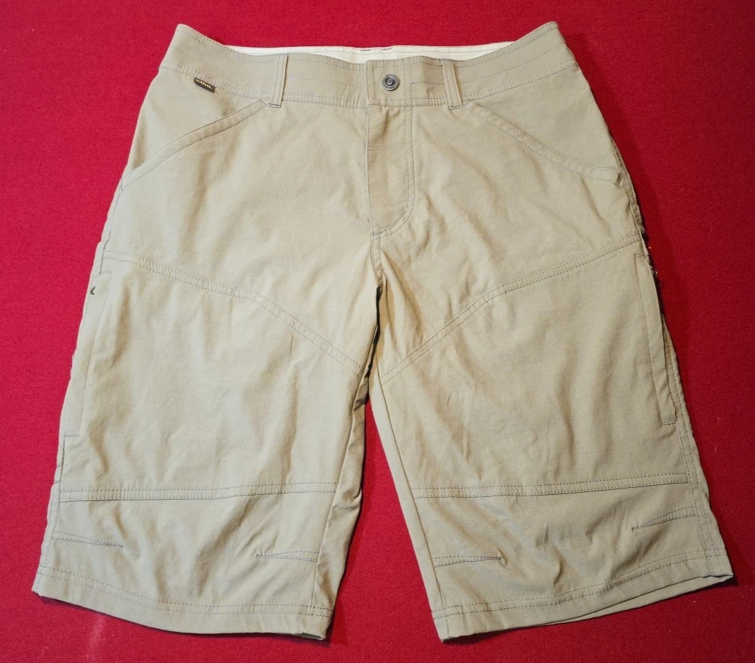 KUHL RENEGADE Hiking Tactical Shorts Men's SIZE 32 Khaki/Olive Camping Outdoors