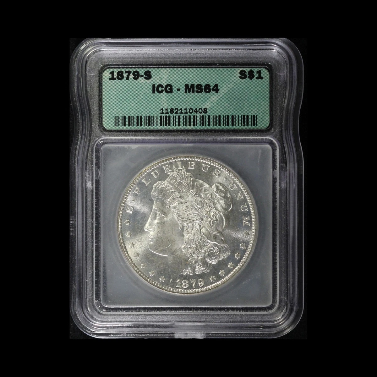 Uncirculated Silver 1879 Year Morgan US Dollars (1878-1921) for