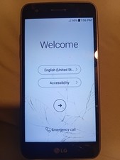 LG M153 Smartphone Black Cricket Wireless MicroSD Single SIM Bar Style, Working