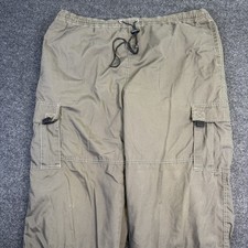 VTG OTB Pants Mens Large Reversible Baggy Skater Cargo Rave Parachute Y2K FLAWS