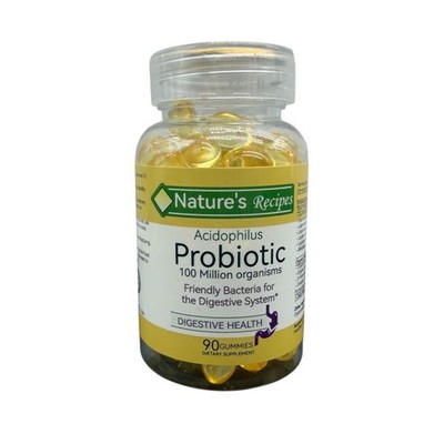 Nature's Recipes Probiotic 90 Gummies Compare to Nature's Bounty Exp 01/27