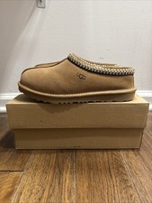 UGG Tasman II Chestnut Big Kids Size US 6 Suede  Sheepskin Slippers 1019066K
