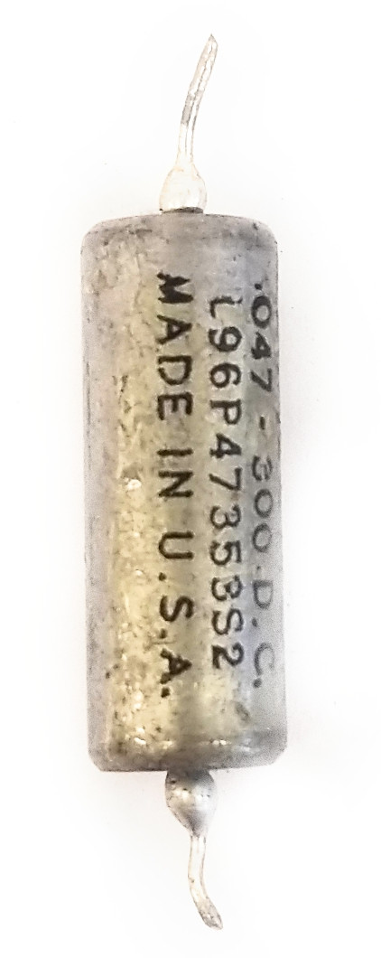 Lot of 50 Vintage Sprague Vitamin Q .047uf 300VDC Capacitors Guitar Tone Caps