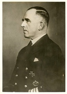 Foto stampa: vice ammiraglio marina militare OTTO CILIAX con WW1 sottomarino e premi EKII!!!