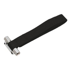 Image of Sealey AK6403 Oil Filter Strap Wrench 300mm Capacity 3/8" & 1/2" Sq Drive