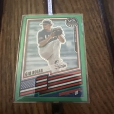 2026 USA STARS & STRIPES GREEN PRIZM CARD #119 Gio Rojas