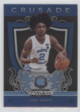 2019-20 Panini Prizm Draft Picks Crusade Blue Prizm Coby White #61 0w8