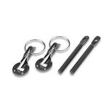 Racing Hood Pins, Universal Bonnet Hood Pins Kit For Car Aluminum Catch Black