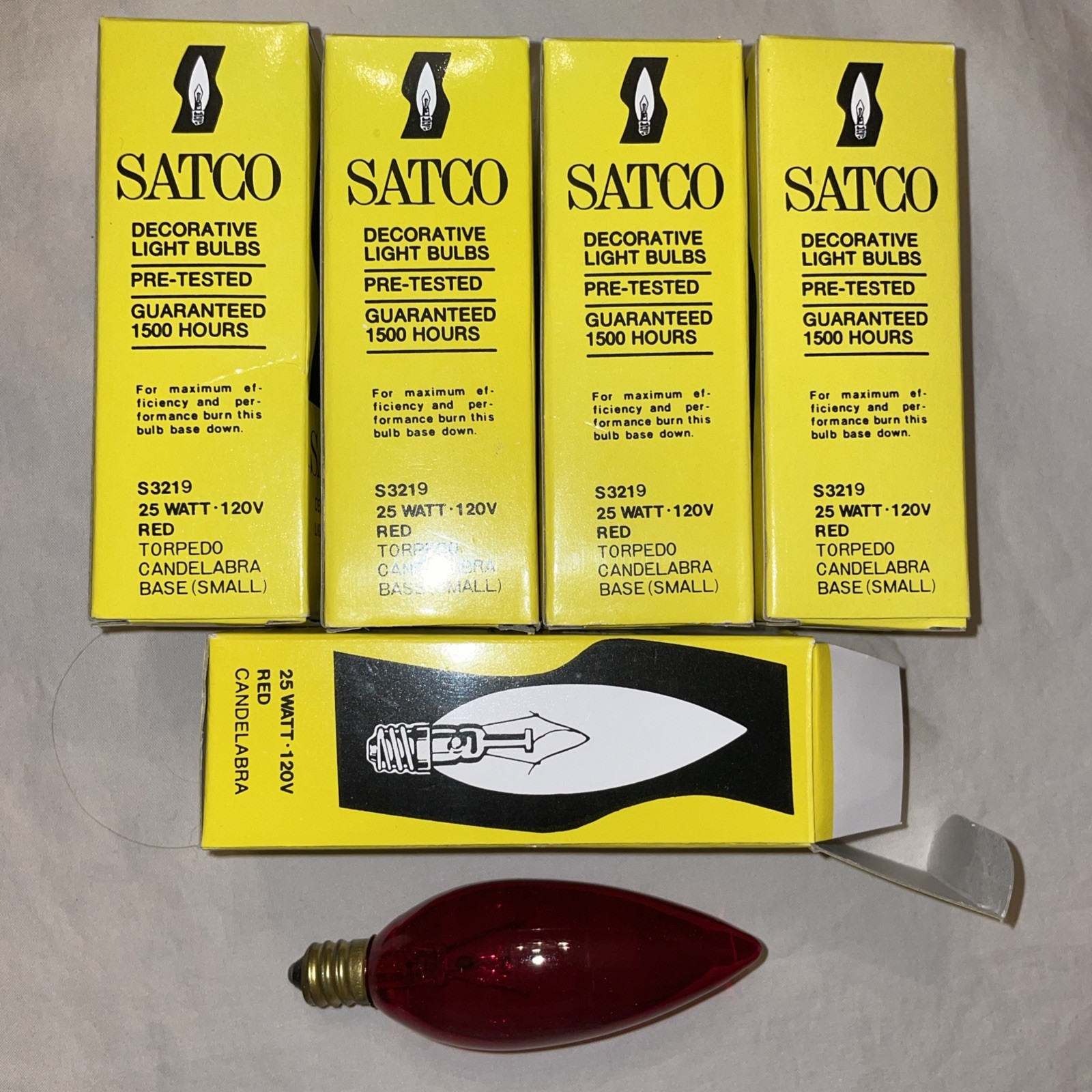 25 Watt-120v Candelabra Base (small)