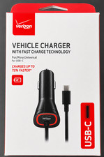 Verizon USB-C Vehicle Car Charger Fast Charge...