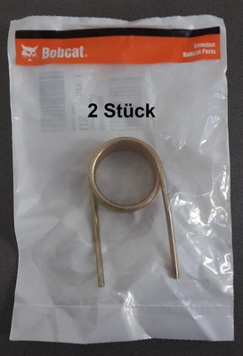2x Bobcat Feder #6564239 Handsteuerung (Spring hand controls hydrostatic system)