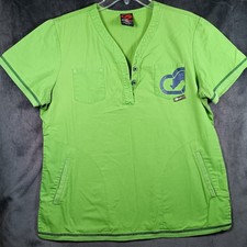 Ecko Red Scrub Top Lime Color Size Large
