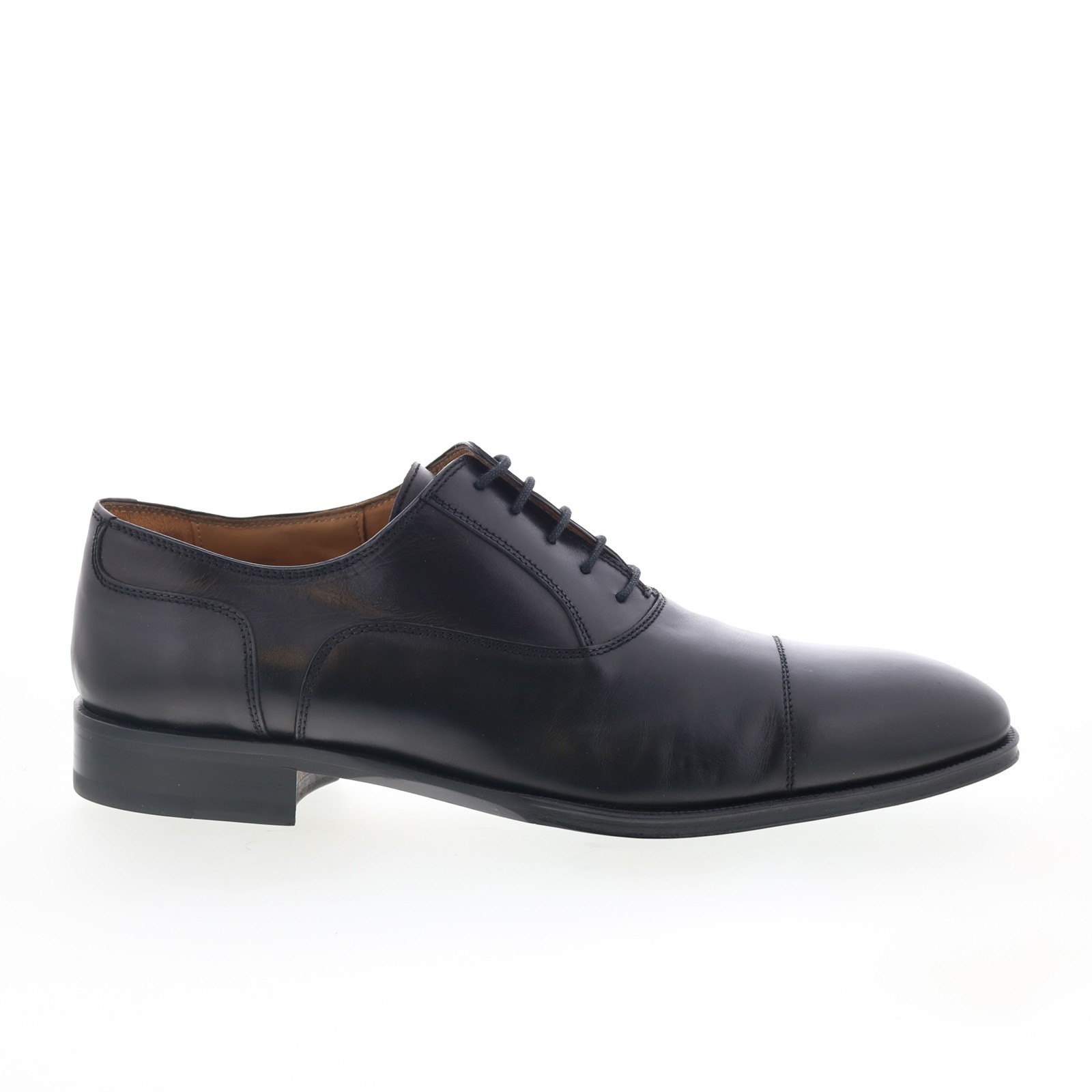 Pastori by Di Bianco Avitus Mens Black Oxfords - Lace Ups Cap Toe Shoes 95 59890₽