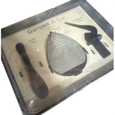 LAtelier du Vin Garcon & Co Wine Opener Aerator Stopper Set France