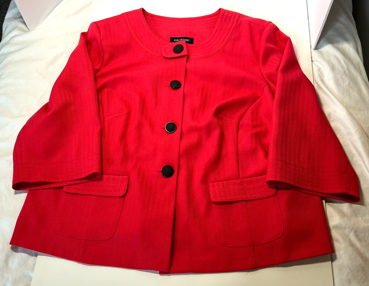 Perceptions Woman's Plus Size Blazer Jacket 22W B… - image 9