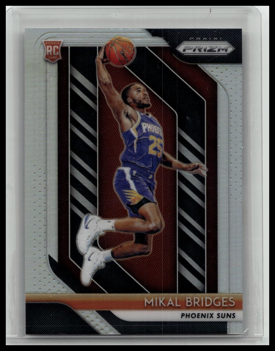 2018-19 Panini Prizm Mikal Bridges Prizms Silver #289 RC