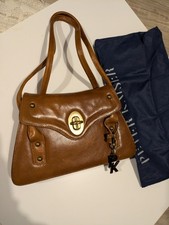 Women's Real Leather Peter Kaiser Brown Handbag Dust Bag Great Condition
