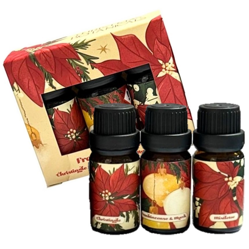 Christmas Aromatherapy Oil Set Fragrance Gift Burners Diffusers Essential Mum