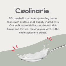 Kefir Starter Culture 10-Pack, 1g Sachets Live Probiotic Cultures for Homemade