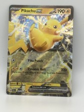 Pikachu EX Holiday Snowflake Double Rare Card 63/193 Paldea Evolved