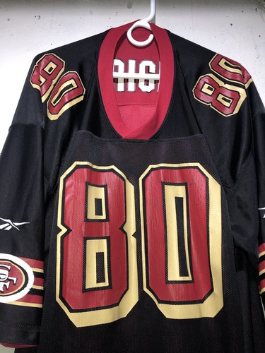 RARE VINTAGE REEBOK Jerry Rice #80 SAN FRANCISCO 49ERS REVERSIBLE Jersey Mens 56 - Picture 5 of 24
