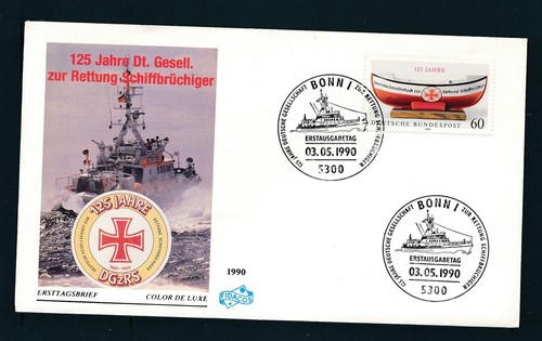 D452630 Alemania Barco FDC Cubierta 125 Años DTGzRS