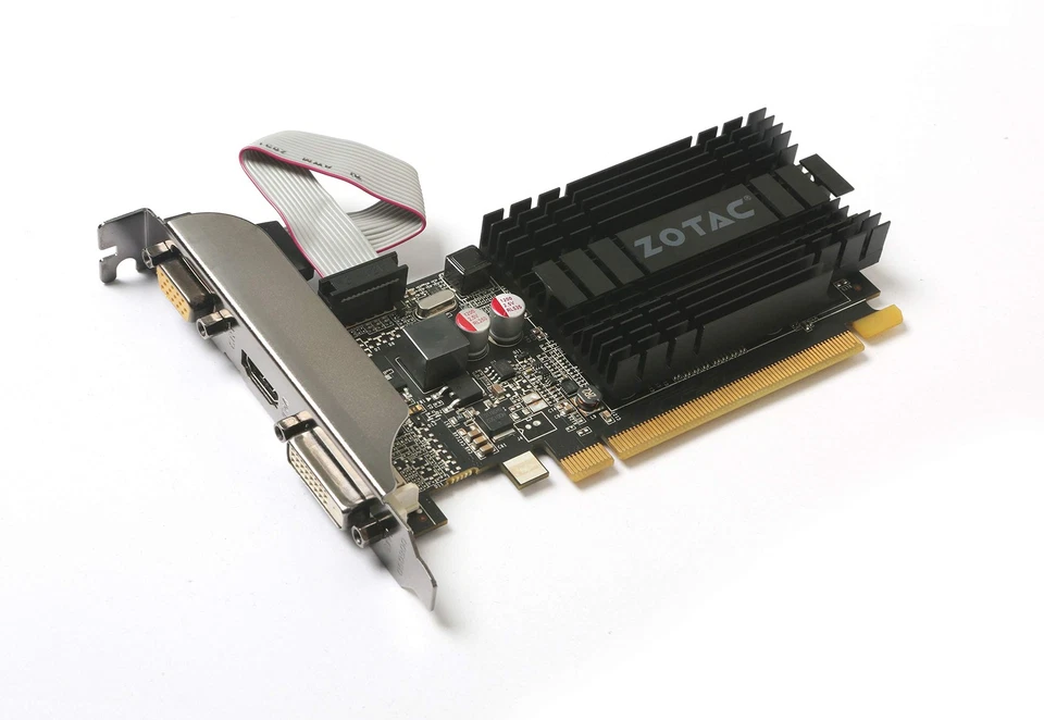 ZOTAC GeForce GT 710 2GB DDR3 PCI-E2.0 DL-DVI VGA HDMI Passive Cooled Single ... - Image 3 of 4