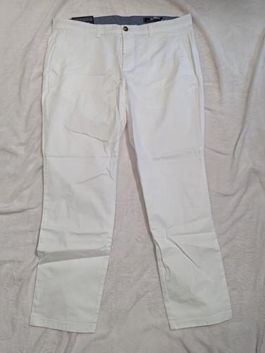 Vineyard Vines Herren Slim Fit Breaker Hose Gr. 36x30 weiß Baumwolle