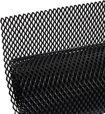 Aggauto Universal 40x13 Car Grill Mesh - 100x33cm 6x12mm Rhombus Black