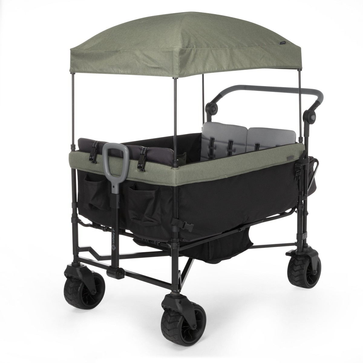 Safety 1st Summit Sprint Quad Wagon Stroller - Olive Haze for