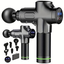 Massage Gun Deep Tissue Percussion Muscle Massager 6/30 Level Body Neck