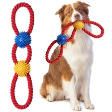 Dog Rope Toys, Tough Tug of War Dog Toys for Large, Medium Small Dogs, 100 ...