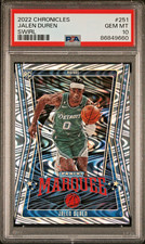 2022 Chronicles Jalen Duren Marquee Swirl /25 RC PSA 10 POP 1 Pistons Rookie SSP