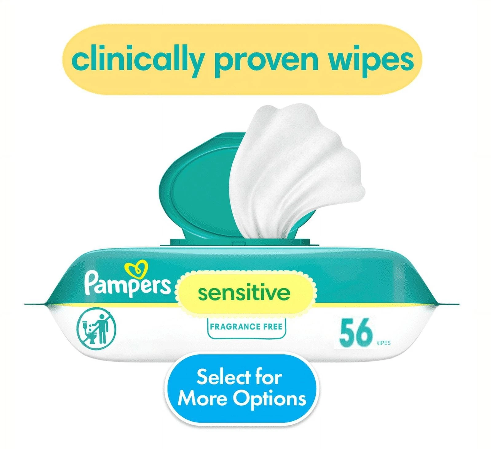 Pampers Baby Wipes Sensitive (pgc-87076) (pgc87076)
Opens in a new window or tab