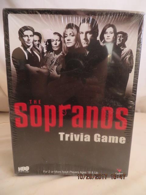 The SOPRANOS Trivia Board Game in Soft Box Factory Sealed NEW Unopened HBO