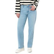 Seven7 Women's Loose Straight Jean Size 10 Light Wash