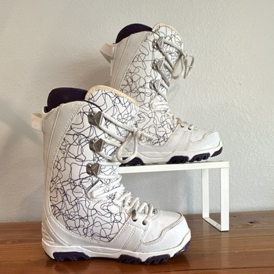 thirtytwo Women's Prion Snowboard Boots White Purple Size 7.5