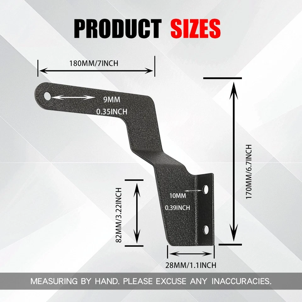 Скрытый кронштейн для крепления решетки бампера на светодиодную лампу 32 дюйма для Toyota Tacoma 2016-2022 годов выпуска - Изображение 2 из 4