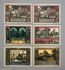 Konvolut - 6 x Notgeld BOLKENHAIN IN SCHLESIEN um 1921