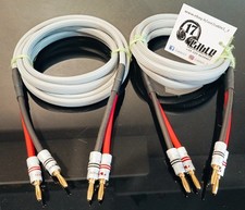 PAIR SUPRA Classic 6.0 - 2 6mm Hi-Fi Power Cable for Stereo Audio Speakers