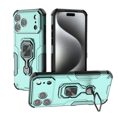 For iPhone 17 Pro Max 16 15 14 13 12 Ring Grip Stand Shockproof Rugged Back Case