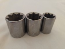Craftsman Usa 12 Drive 8 Point Socket Set 3pc Double Square Reverse Torx Craftsman Usa 12 Drive 8 Point Socket Set 3pc Double Square Reverse Torx