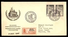 Mayfairstamps Finland FDC 1955 Buildings Postimerkkinattely Registered First Day