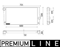 1X Mahle CR 956 000P KüHler MotorküHlung FüR BMW