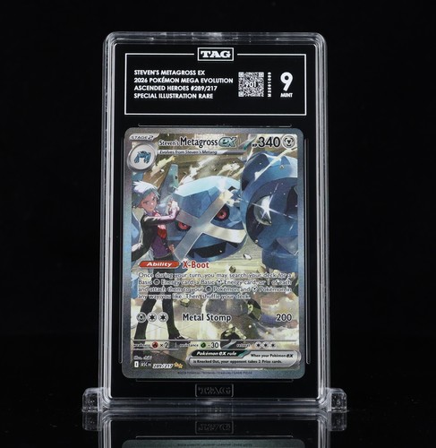 Steven's Metagross ex graded TAG 9 for sale on eBay